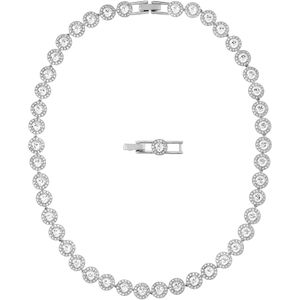 Collar Swarovski Angelic Blanco - Baño de Rodio