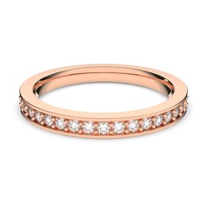 Anillo Rare Blanco - Baño en tono Oro Rosa