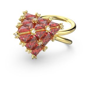 Anillo de cóctel Curiosa Triángulo - Naranja