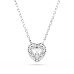 Colgante Ariana Grande X Swarovski, Tallas Mixtas, Corazón, Blanco, Baño De Rodio